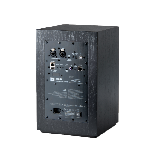 JBL 4305P_Primary_Back Angled_Black_MPHiRez_1605_WEB_BLACK_BACK.png